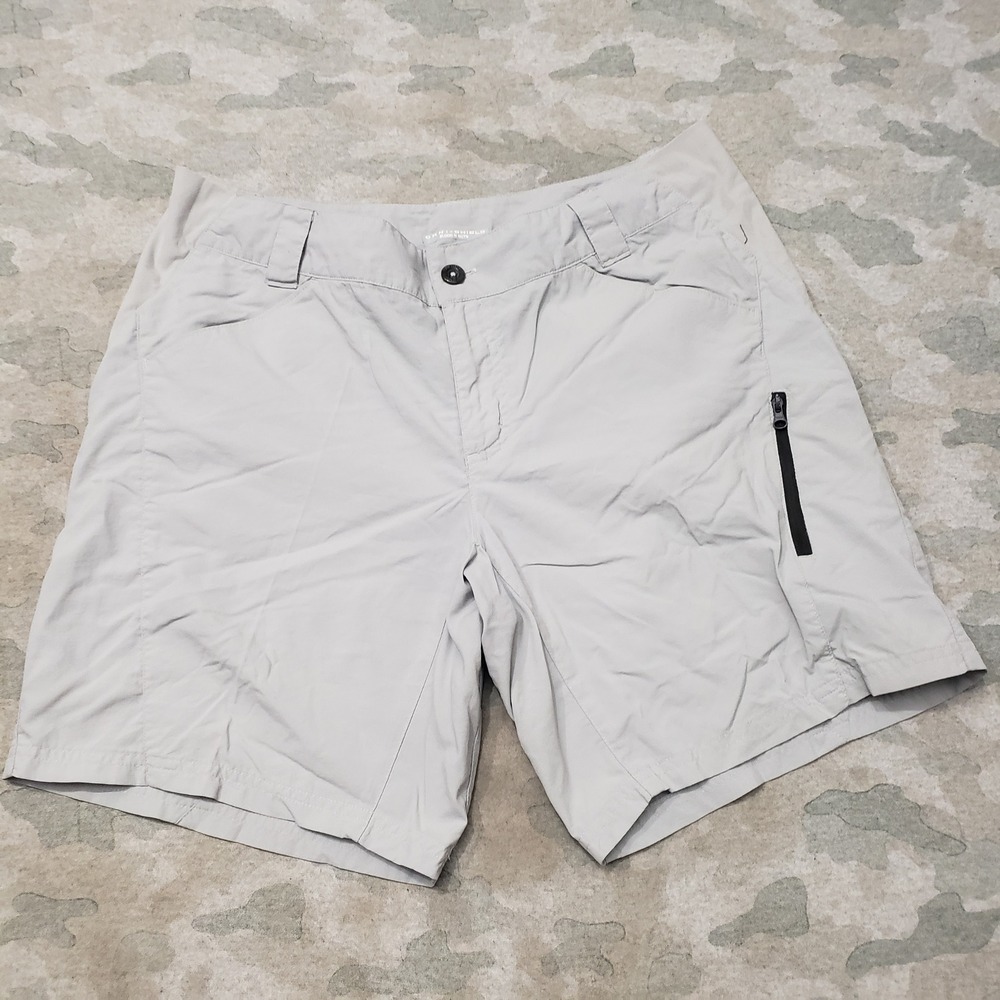 Columbia PFG Shorts Mens Large Gray Omni-Shield Fishing Outdoors Hiking Camp